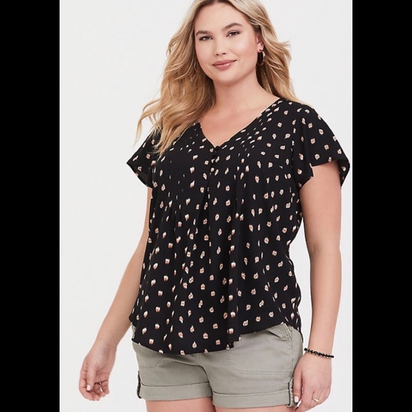 torrid Tops - 🌀Torrid’s Black & Brown Blouse✨ Sz. 3 (22-24)🌀